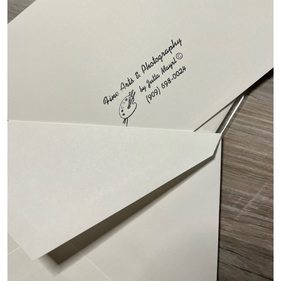 Set of two Jutta Mayrl watercolor print blank cards - Picture 10 of 10